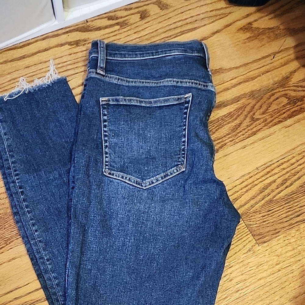 GAP Blue Ankle Cropped Jeans